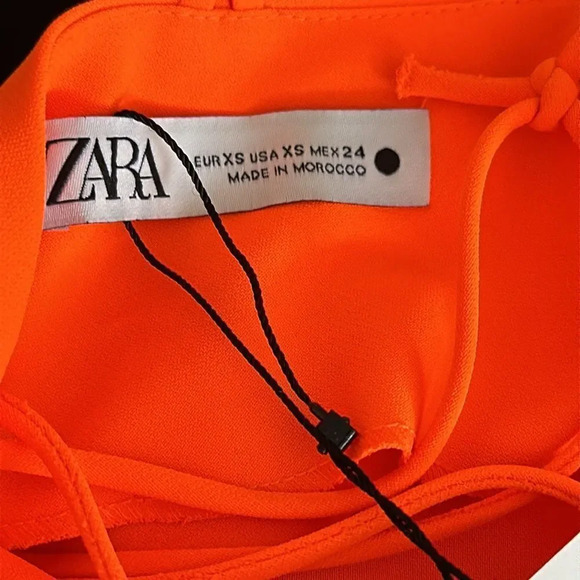ZARA | Orange | MULTIPOSITION STRAP TANK TOP - Picture 14 of 15